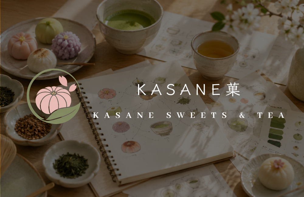 KASANE 菓日式甜點店 — 和菓子與茶香禮盒品牌官網設計作品